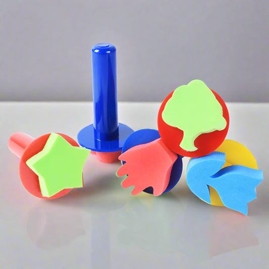 Children's Sponge Painting Brush for Art DIY Activities